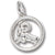 Aries charm in 14K White Gold hide-image