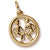 Gemini charm in Yellow Gold Plated hide-image
