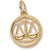 Libra charm in Yellow Gold Plated hide-image