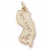 Atlantic City, New Jersey charm in Yellow Gold Plated hide-image