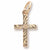 Cross Charm in 10k Yellow Gold hide-image