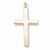 Cross charm in Yellow Gold Plated hide-image