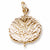 Aspen Leaf charm in Yellow Gold Plated hide-image