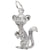Gopher Charm In Sterling Silver
