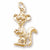 Gopher charm in Yellow Gold Plated hide-image