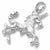 Unicorn charm in Sterling Silver hide-image