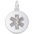 Medical Symbol Charm In Sterling Silver
