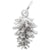 Pine Cone Charm In 14K White Gold
