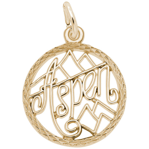 Aspen Charm in Yellow Gold Plated