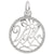 Vail Charm In 14K White Gold
