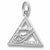Bermuda Triangle charm in Sterling Silver hide-image