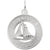 Annapolis,Md Charm In 14K White Gold