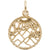 Pocono Mt Charm in Yellow Gold Plated