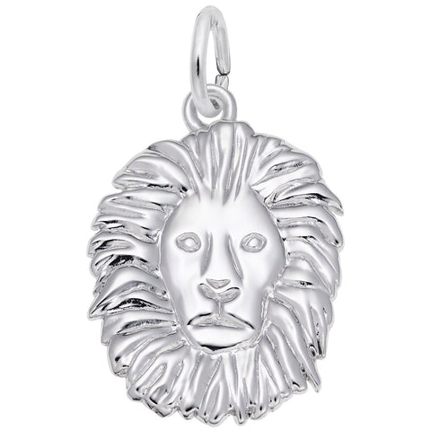 Lion Charm In Sterling Silver