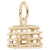 Lobster Trap Charm In Yellow Gold