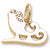 Sleigh charm in Yellow Gold Plated hide-image