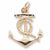 Anchor Charm in 10k Yellow Gold hide-image