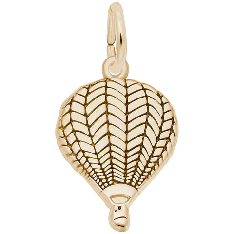 Hot Air Balloon Charm in Yellow Gold Plated
