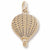 Hot Air Balloon charm in Yellow Gold Plated hide-image