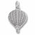 Hot Air Balloon charm in 14K White Gold hide-image