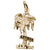 Antigua Palm W/Sign charm in Yellow Gold Plated hide-image