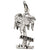 Antigua Palm W/Sign charm in 14K White Gold hide-image