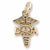 Dental Asst Charm in 10k Yellow Gold hide-image