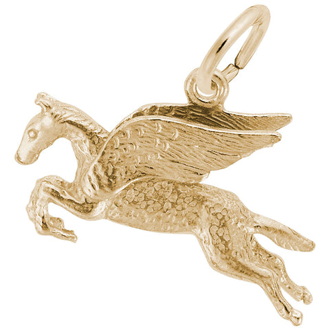 Pegasus Charm in Yellow Gold Plated