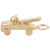 Tow Truck Charm In Yellow Gold
