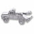 Tow Truck charm in Sterling Silver hide-image