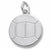 Volleyball charm in Sterling Silver hide-image