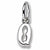 Initial Q charm in Sterling Silver hide-image