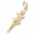 Alligator charm in Yellow Gold Plated hide-image