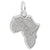 Africa Charm In Sterling Silver