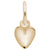 Heart Charm In Yellow Gold