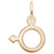 Male Symbol Charm In Yellow Gold