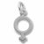 Female Symbol charm in Sterling Silver hide-image