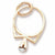 Ring charm in Yellow Gold Plated hide-image
