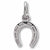 Horseshoe charm in Sterling Silver hide-image