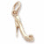 High Heel Shoe charm in Yellow Gold Plated hide-image