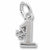 #1 charm in Sterling Silver hide-image
