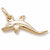 Dolphin Charm in 10k Yellow Gold hide-image