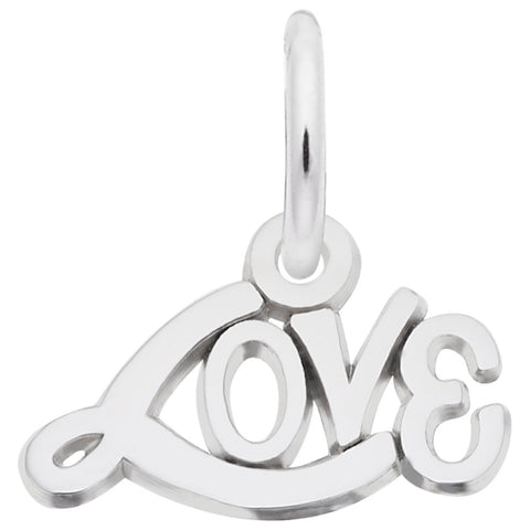 Love Charm In Sterling Silver