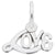 Love Charm In Sterling Silver