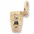 Congo Drum charm in Yellow Gold Plated hide-image