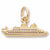 Oceanliner charm in Yellow Gold Plated hide-image