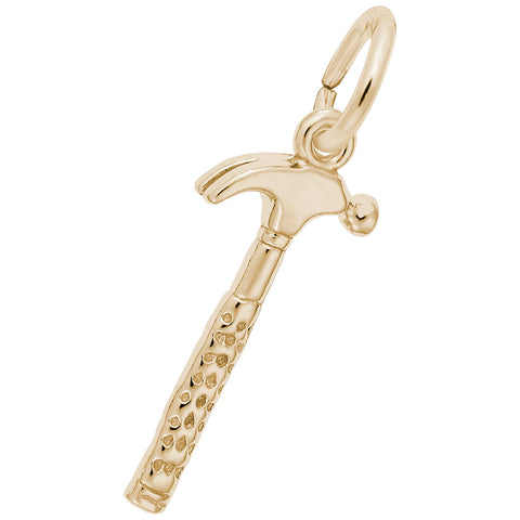 Hammer Charm In Yellow Gold