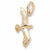 Seagull charm in Yellow Gold Plated hide-image