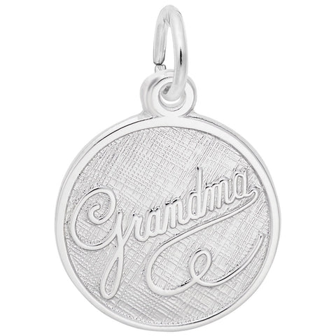 Grandma Charm In Sterling Silver