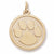 Pawprint charm in Yellow Gold Plated hide-image